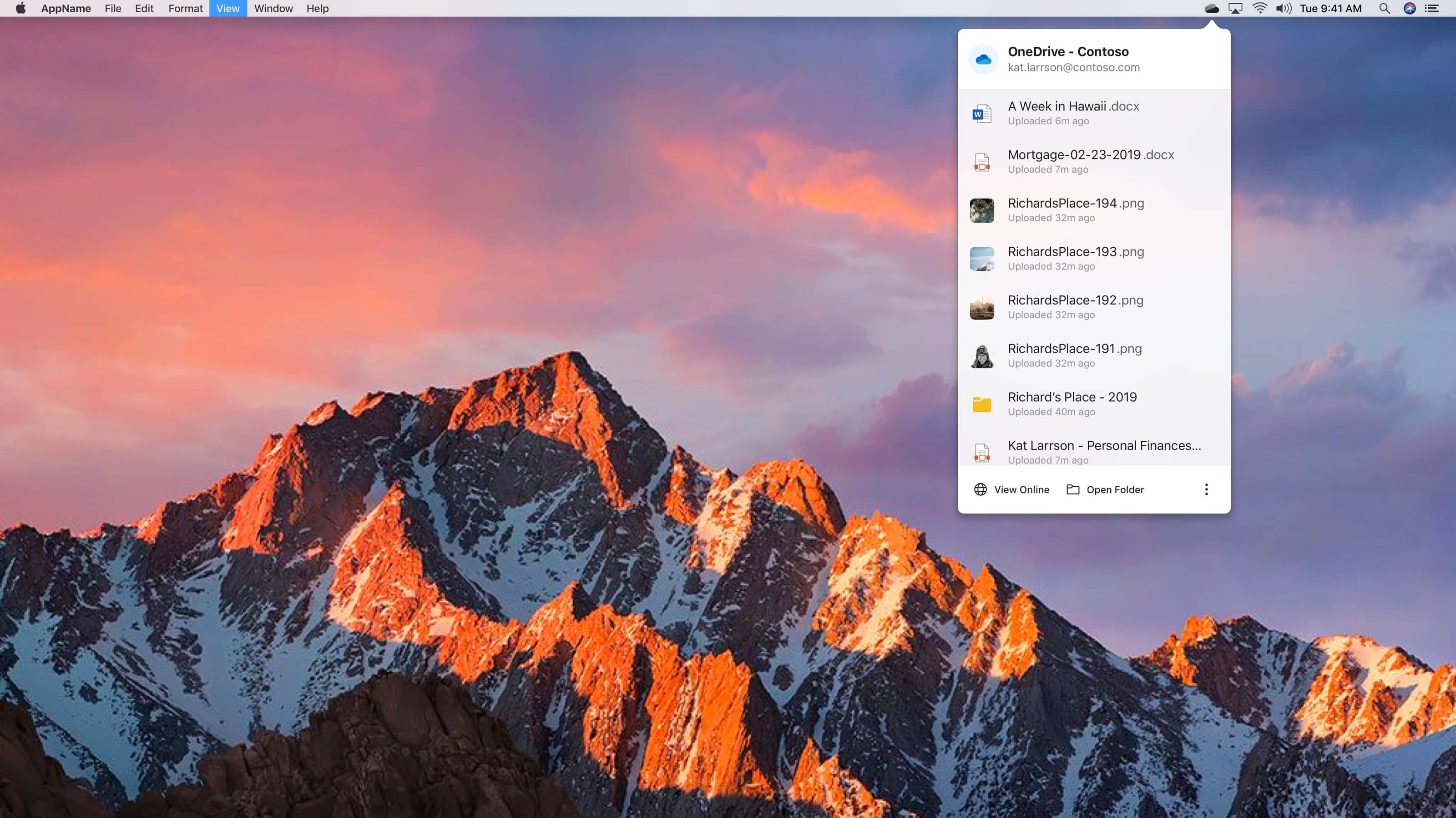 Redesigned OneDrive Toolbar